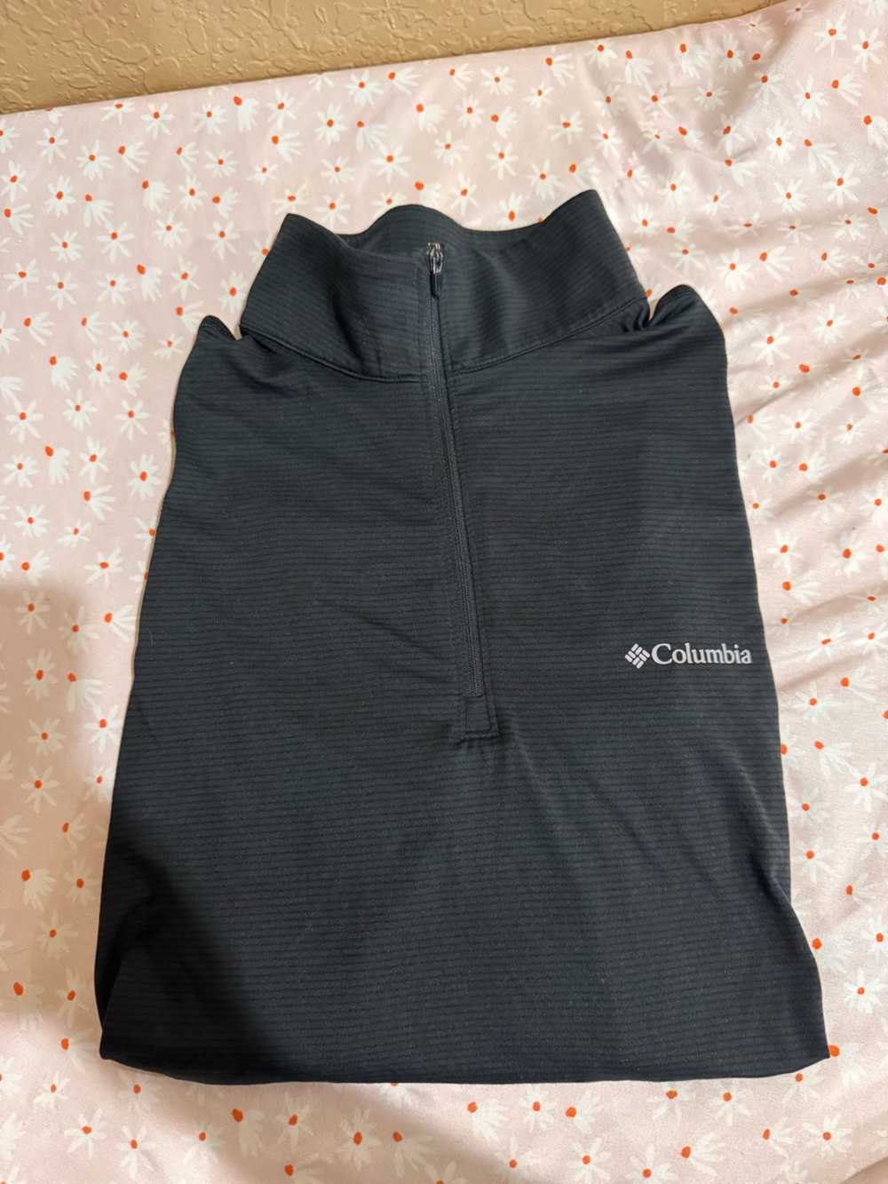 Columbia Black Half-Zip Performance Pullover